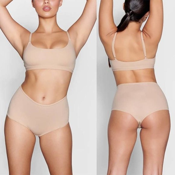 Skims Other - Skims Fits Everybody Scoop Bralette Clay Adjustable Strap Women's Size: Medium